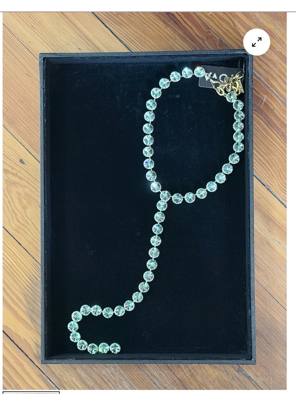 TOVA LA Lariat necklace Ultra Green necklace - Picture 4 of 5